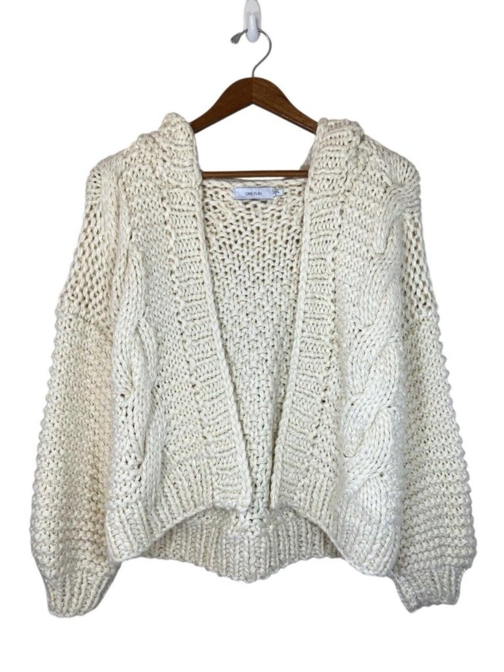 Women's Cream Cardigan